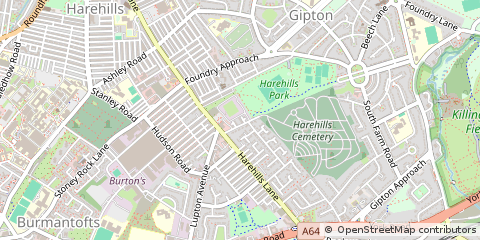 Map of Leeds