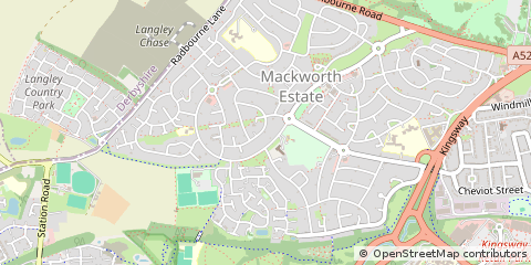 Map of Derby, Derbyshire