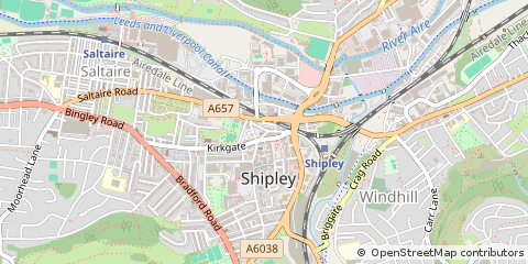 Map of West Yorkshire