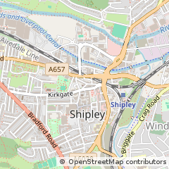 Map of West Yorkshire