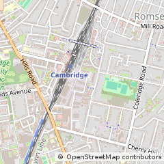 Map of Cambridge, Cambridgeshire