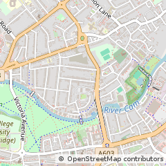 Map of Cambridge, Cambridgeshire