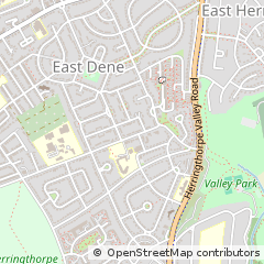 Map of Rotherham