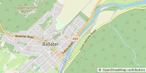 Map of Ballater, Aberdeenshire