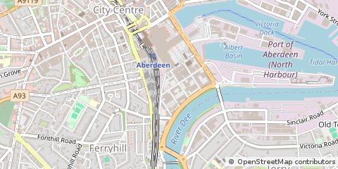 Map of Aberdeen