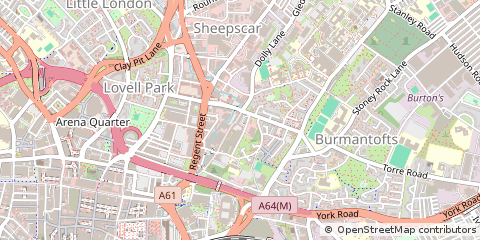 Map of Leeds