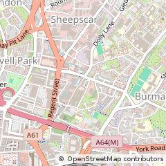 Map of Leeds