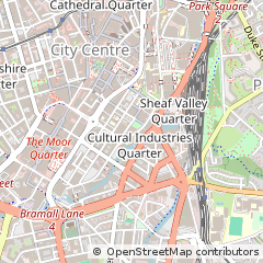 Map of Sheffield