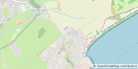 Map of Sandy BAY, Devon