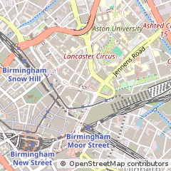 Map of Birmingham, West Midlands