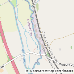 Map of Banbury, Oxfordshire