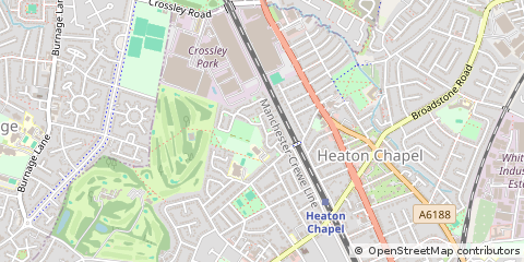 Map of Stockport