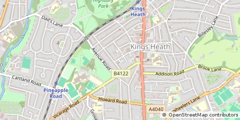Map of Birmingham