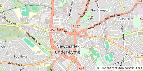 Map of Staffordshire