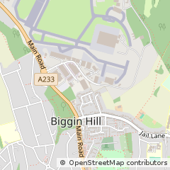 Map of Biggin Hill, Kent