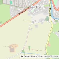 Map of Barnard Castle, County Durham