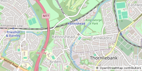 Map of Glasgow