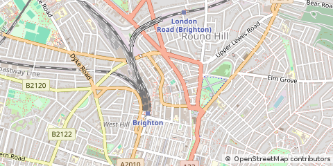Map of Brighton