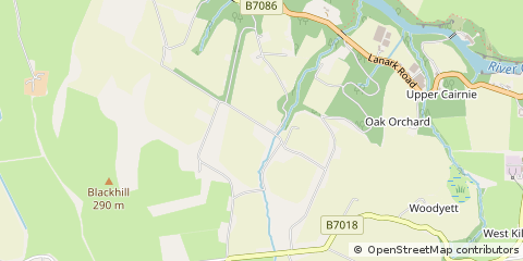 Map of Lanark