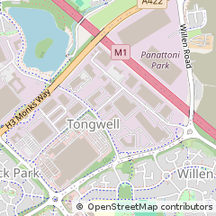 Map of Milton Keynes