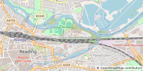 Map of Reading