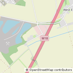 Map of Doncaster, South Yorkshire.