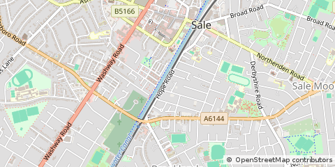 Map of Sale, Cheshire
