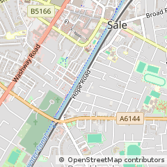Map of Sale, Cheshire