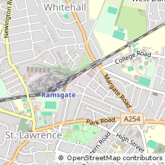 Map of Ramsgate, Kent