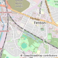 Map of Stoke-on-Trent