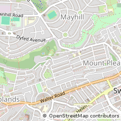Map of Swansea