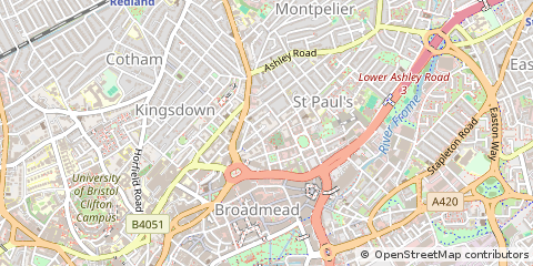 Map of Bristol