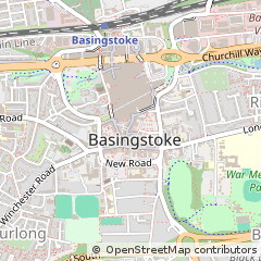 Map of Basingstoke