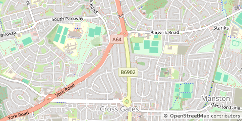 Map of Leeds