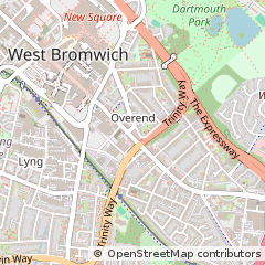 Map of West Bromwich