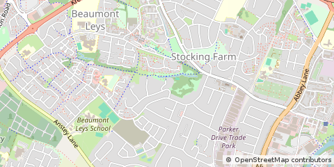 Map of Leicester