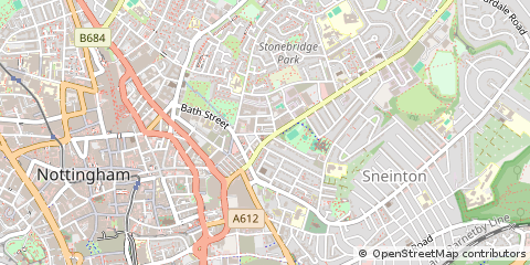 Map of Nottingham