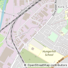 Map of Doncaster, South Yorkshire