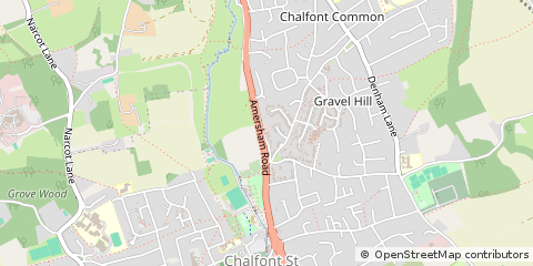 Map of Gerrards Cross, Buckinghamshire