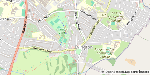Map of Leicester