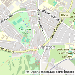 Map of Leicester