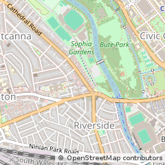 Map of Cardiff