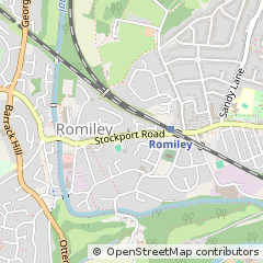 Map of Stockport, Cheshire