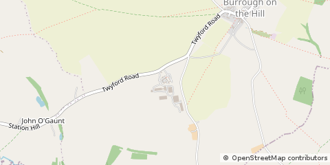 Map of Melton Mowbray