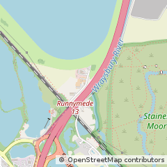 Map of Staines, Middlesex