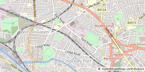 Map of Birmingham, West Midlands