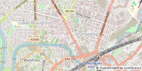 Map of Manchester
