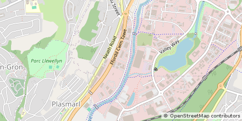 Map of Swansea