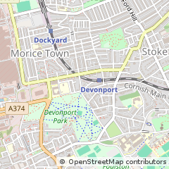 Map of Plymouth, Richmond