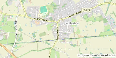 Map of Neston, Cheshire